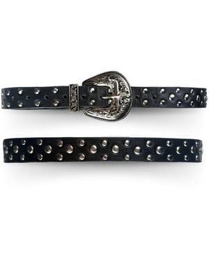 Indigolush Mini Western Studded Belt - Black