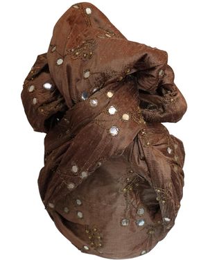 Romer Millinery Twisturban Turban - Brown