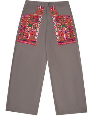 Collected Xx Poets Vision Trousers - Grey