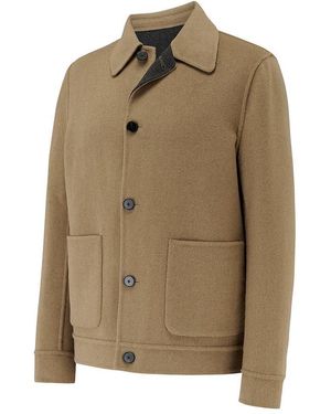 Guards London Irish Reversible Wool Blend Jacket - Green