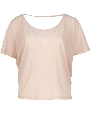 Conquista Dusty Drape Back Top - Natural