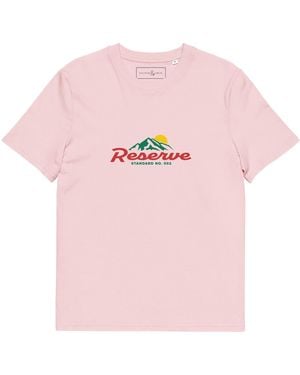 Anchor and Crew Cotton Reserve No. Two Supply Organic Cotton T-Shirt - Pink