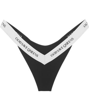 GOD SAVES QUEENS Carrara Bottom - Black