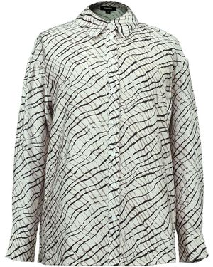 Smart and Joy Graphic Print Long Sleeves Shirt - Grey
