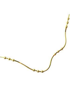 Spero London Three Bead Sterling Satellite Bracelet - Brown
