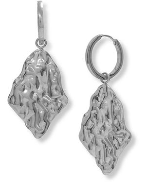 A Weathered Penny Lumi Hoops - Metallic