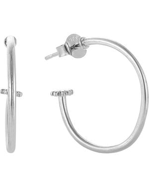 Pinnole Earrings - Metallic