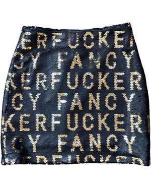 Any Old Iron Fancy Fucker Sequin Skirt - Blue