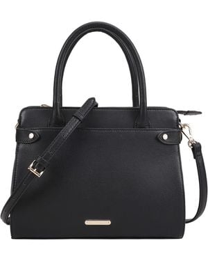 Paul Costelloe Trishuli Leather Satchel Bag - Black