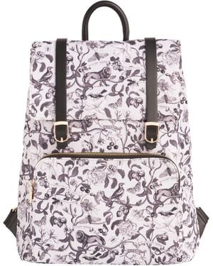 Fable England Tree Of Life Monochrome Medium Backpack - Multicolour