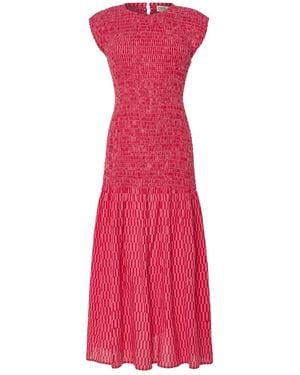 Par Y Escala Sl Emma Damero Dress - Pink