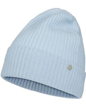 tirillm Holly Rib Knitted Cashmere Beanie, Light - Blue