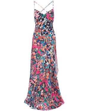 ROSERRY Seville Satin Maxi Dress - Purple