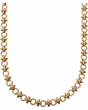 IN CAUDA VENENUM Cult Necklace - Brown