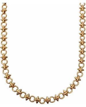 IN CAUDA VENENUM Cult Necklace - Brown