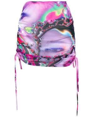 Paloma Lira Punk Three-Way Draped Skirt - Multicolour