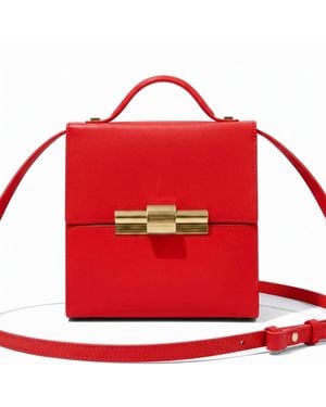 The Bag Icon The Nina Cigar Box Bag - Red