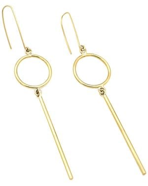 Lala Salama Dangling Circle Earrings - Metallic