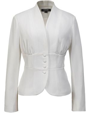 Smart and Joy Fit-And-Flare Blazer - Gray