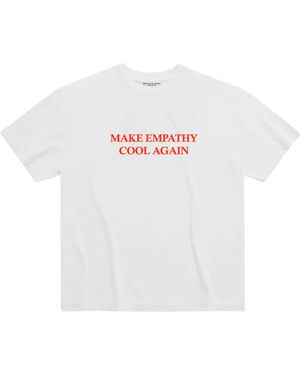 Dont Eat the Homies Make Empathy Cool Again Tee Shirt - White