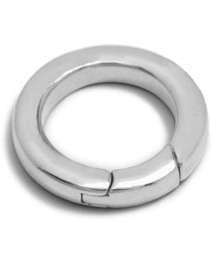 Jaredjamin Medium Circular Clicker Clasp - White