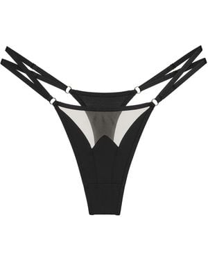 Perilla Lingerie Thong - Black