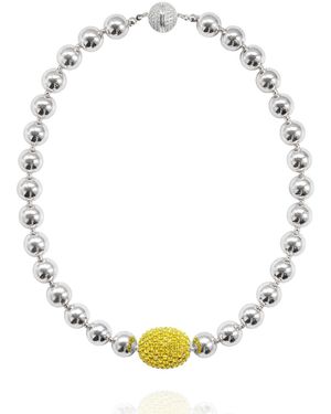 Saule Label Cassia Necklace - Metallic