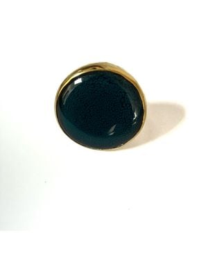 Lala Salama Wazi Glass Ring - Blue