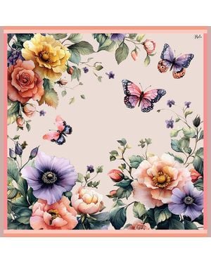 Ralufineart Butterfly Waltz Scarf - Pink