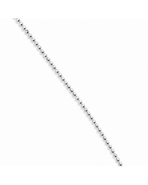 The Pheia Minimal Ball Bead Anklet - Metallic