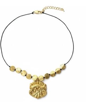By Virgo Elysian Eye Necklace - Metallic