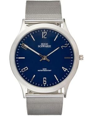 Bermuda Watch Company Hugo Schwarze Theodore & Slim Interchangeable Watch - Metallic