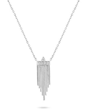 Meulien Mini Tassel Necklace - Metallic