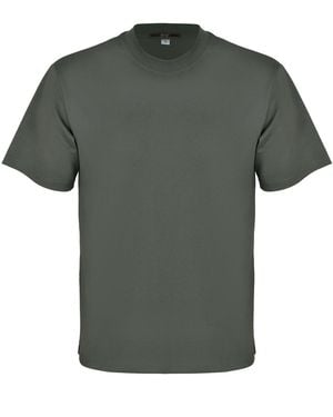 DAVID WEJ Neutrals Marco Cotton Crew Neck - Green