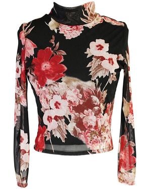 Jennafer Grace Lucy Long Sleeve Top - Red