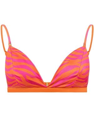 Ekcentrik Wild Sunrise Double-Sided Bralette - Red