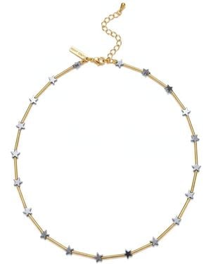 Jaredjamin Starlight Plated Hematite Necklace - Metallic