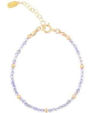Inari Jewellery Celestial Bracelet Iolite Gemstone - Metallic