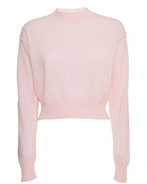 SVETA Milano Billie Cashmere Sweater With Embroidery - Pink