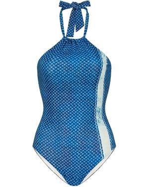 Emanmoon Sea One Piece - Blue