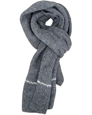 Heritagemoda Charcoal Handmade Soft Alpaca Scarf - Grey