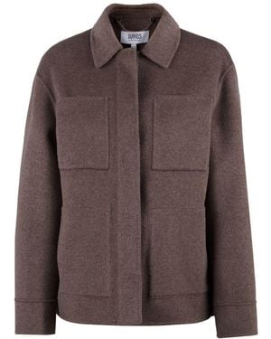 Guards London Joanna Wool Cashmere Short Jacket - Brown