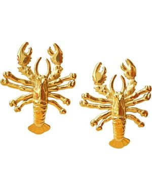 Smilla Brav Earrings Scorpio - Metallic