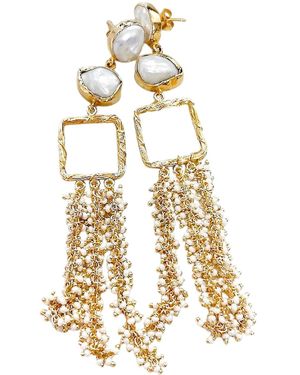 Sibylla Delphica Drop Pearls Cluster - Metallic