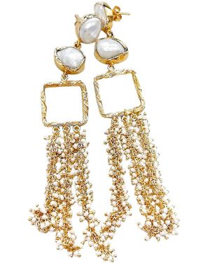 Sibylla Delphica Drop Pearls Cluster - Metallic