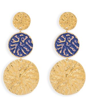 Lavani Jewels Geyser Earrings - Blue