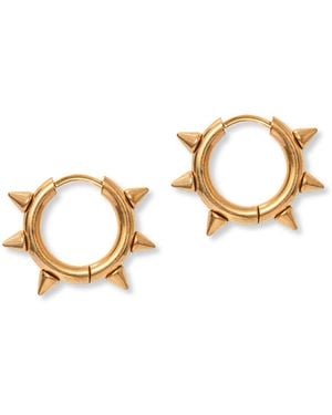 A Weathered Penny Moxie Hoops - Metallic