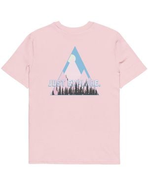Anchor and Crew Cotton Just Explore. Seeker Organic Cotton T-Shirt - Pink