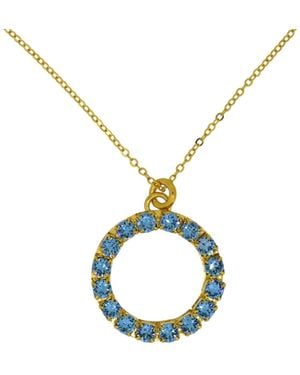 Vickisarge The Hoop Necklace - Black