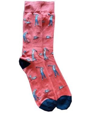 Lazyjack Press Foreplay Socks - Orange
